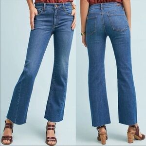 Pilcro & the Letterpress high rise crop flare leg jeans size 25